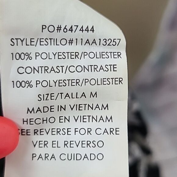 Want & Need Floral Strapless Jumpsuit Black Wide Leg Palazzo Pants Floral Print - Picture 8 of 9